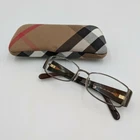 Burberry Women's Brown Acetate Eyeglasses Frame & Case B1064 51/16 130 Italy Pre-owned. Price: $58.50.