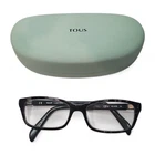 Tous VTO814K 09TB 53-17-135 Eyeglasses Frames Black Tortoise Rectangular Women Pre-owned. Price: $23.74.