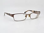 Dkny DY5633 1086 Brown Tortoise Rectangular Eyeglasses Frame 52-16-135 Pre-owned. Price: $25.99.