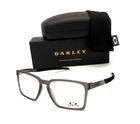 Oakley Exchange OX8055-0256 Stain Grey Smoke / Clear Lens 56MM Eyeglasses New. Price: $124.45.