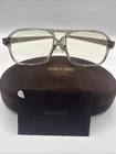 Tom Ford FT6058-B 051 Mastic Soft Square Blue Block Eyeglasses Rx Able New. Price: $169.00.