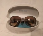 New Emilio Pucci Sunglasses EP104S 59-16-125 Gold Wire Frames With Print + Case. Price: $249.99.