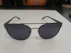 Zenni Sunglasses 1128615 Silver Etched Metal Pattern Hinged Arms A59 Pre-owned. Price: $9.60.
