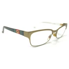 Gucci Gg 4214 5L3 Bronze Black White Eyeglasses Frame 54-16-135 Italy Eyewear Pre-owned. Price: $41.99.