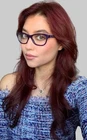 Versace Mod. 1232B6450 Purple 52MM Cat Women's Eyeglasses Frame Italy New. Price: $169.99.