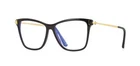 Tom Ford FT6097-B Blue Block Shiny Black And Gold (001) Eyeglasses New. Price: $299.00.