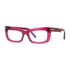 Tom Ford FT5966-B 075 Shiny Fuxia/clear Blue Light Block 55MM Eyeglasses New .... Price: $184.05.