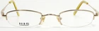 H.i.s. Eyewear Prova T118-001 Pale Gold Eyeglasses Frame 42-21-135 Austria New. Price: $39.99.