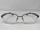 Safilo Emozioni Italy EM4365 Wgv 55-17-135 Brown Half Rim Eyeglasses Frame MU30 New. Price: $12.19.