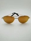 Zenni 419014 Eyeglasses Frame Gold 52-17-143 Pre-owned. Price: $13.49.