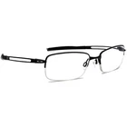 Oakley Eyeglasses OX5045-0153 Frag Polished Black Half Rim Metal Frame 53-19 140 Pre-owned. Price: $89.99.
