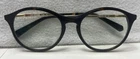 Love Moschino MOL578 086 Black/gold Round Eyeglass Frames Only 48 17 140 Pre-owned. Price: $34.99.