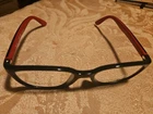 Ray-ban RB1632F Optics Kids Bio-based Eyeglasses 3928 Black Red, Size 48-16-130 New. Price: $50.00.