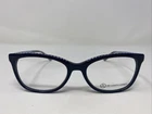 Judith Leiber JL-3027 Denim 53-18-140 Blue Marble Full Rim Eyeglasses Frame WZ29 New. Price: $93.75.