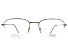 Elasta By Safilo Eyeglasses Frames 7033 W3M Polished Brown Half Rim 53-19-145 New. Price: $74.99.