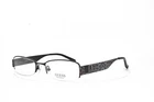 Guess Eyeglasses Black Half Rim Frame 52-18-135 1584ST Blk New Authentic. Price: $19.99.