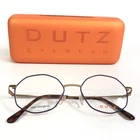 Dutz Eyeglasses Frames DK192 Col 45 Blue Matte Gold Tortoise Octagonal 46-18-130 New. Price: $100.03.