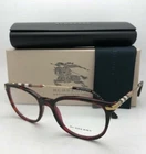 New Burberry Eyeglasses 2255-Q 3657 51-18 140 Burgundy Tortoise W/plaid Design. Price: $199.99.