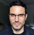 Mens Women Classic Square Half Metal Rim Nerd Geek Clear Eyeglasses Frames 8457 New. Price: $11.60.