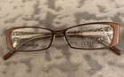 Covergirl Womens Brown Metal Eyeglasses Frames Only CG0418 002 54-15-145 New. Price: $30.60.