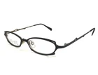 Jean Lafont Petite Eyeglasses Frames Vanille 181 Black Gold Oval 47-14-135 New. Price: $99.99.