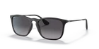 Ray-ban Chris Matte Black Grey Gradient Mm Sunglasses RB4187 622/8G 54-18 New. Price: $117.99.