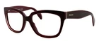 Prada SPR07P UAN-0A6 56MM Dark Red Eyeglasses Sunglasses Frames Only Italy Pre-owned. Price: $99.90.
