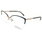 Vera Wang Eyeglasses Frames V597 Slate Rose Gold Cat Half Rim 53-16-135 New. Price: $68.59.