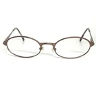 Ray-ban Rb 3103 W3096 Oval Metal Eyeglasses Brown Made Italy Vintage 21820 Pre-owned. Price: $56.99.