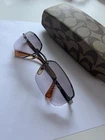 Coach S313 Lil Sunglasses 58-17 120 Gradient W/ Case Left Lens Crack Pre-owned. Price: $44.99.