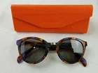 Valdi Eyeglasses Frame Dvo 082 COL50 48-22 145 Blue Tortoise Horn Rimmed Pre-owned. Price: $18.99.