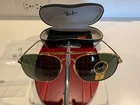 New Ray Ban Gold 'the Colonel' RB3560-G15 Lenses-size 58/17/145 3N. Price: $89.00.
