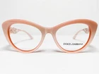 New Dolce & Gabbana DG3265BF 3099 Womens Pearl Pink Eyeglasses Frames 51/18 145. Price: $349.99.