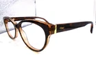 Fendi Ff 0109 7PM Brown Tortoise 54-15-140 Cateye Womens Eyeglasses Frames Italy Pre-owned. Price: $149.49.
