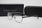 New Ralph Lauren 6049 9003 Black Silver Gunmetal Authentic Eyeglasses 55-15. Price: $81.18.