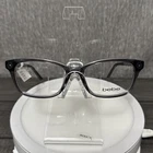 Bebe BB4163 001 Grey Crystal Rectangle Full Rim Eyeglass Frames 55-17-135 Flower New. Price: $50.85.