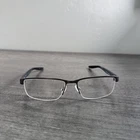 Nike Eyeglasses 8138 071 Gunmetal Grey Blue Frames Only 56-16-140 Half Rim Pre-owned. Price: $44.88.