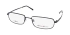 New Eddie Bauer 32053 Glasses Full-rim Mens Black Bk 56-19-145 Rectangular Metal. Price: $99.95.