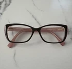 Fendi FF0003 Vai Eyeglasses Frames Pink Red Monogram Italy Women 140 Pre-owned. Price: $39.99.