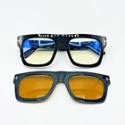 Tom Ford Eyeglasses Frame TF6068-B 001 Black Blue Light Block Clip-on 53-20-145 New. Price: $228.88.