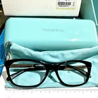 Tiffany & Co. Tf 2102 8001 Black Eyeglasses Frame 54-18-140 Italy Box Papers Pre-owned. Price: $69.00.