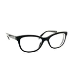 Burberry B2232 3001 Jet Black Rectangle Eyeglasses Frames 51-17 140 Italy Women Pre-owned. Price: $79.99.
