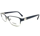 Vogue Eyeglasses Frames VO4073-B 5051 Blue Silver Cat Full Rim 51-17-135 New. Price: $59.32.