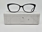 Christian Dior CD3242 807 Gloss Black Cat Eyeglasses Frame Case Italy 52MM Pre-owned. Price: $295.99.
