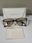 Michael Kors Toronto Glasses Frames Only MK3050 1213 Satin Brwn Rose Gold Case Pre-owned. Price: $35.21.