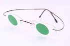 Silhouette Titanium 7511 40 6082 Dark Brown White Authentic Eyeglasses -17 Pre-owned. Price: $119.00.