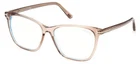 New Tom Ford Women's Eyeglasses FT5762-B 045 Transparent Brown 55MM. Price: $189.99.