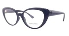 New Versace Eyeglasses Mod. 3349-U GB1 53-17 140 Black Cat Frames Logo. Price: $219.99.