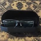 Nike 6021 063 Black Metal Rectangular Full Rim Eyeglass Frames 55-17-145 Pre-owned. Price: $75.00.