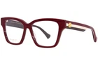 Gucci GG1302O 005 Eyeglasses Frame Women's Burgundy/ivory Full Rim Cat 55MM New. Price: $299.95.